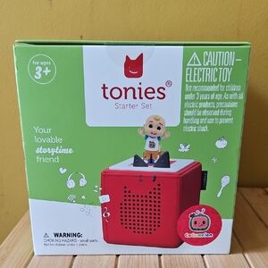 Tonies Starter Set Red With Cocomelon Figurine